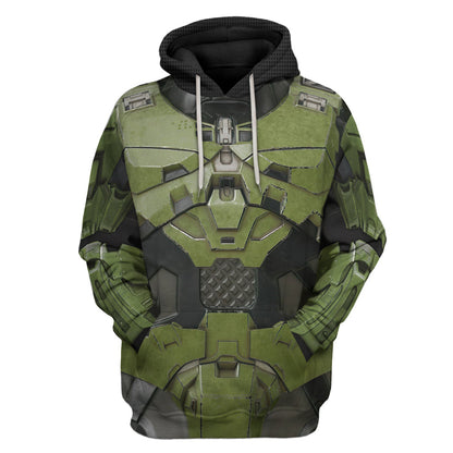  Halo Infinite Masterchief Cosplay Custom Tshirt Hoodie Apparel