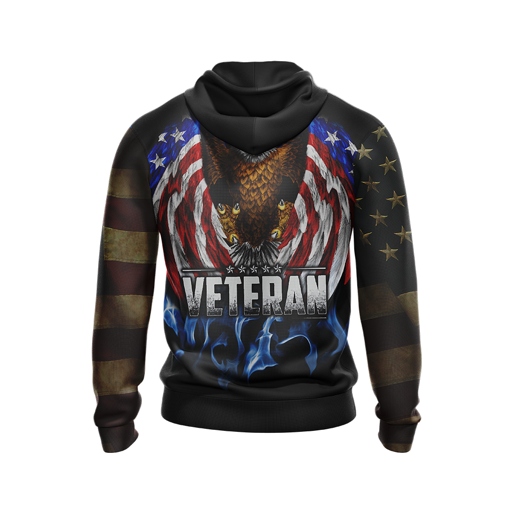 Veteran Hoodie I Believe In God Family And Country Hoodie Black Unisex - Cozy Hoodie For Cold Weather