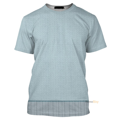 Inside Out T-Shirt Disney Sadness Emotion Inside Out Costume T-Shirt Blue Unisex - Trendy Gift For Men & Women