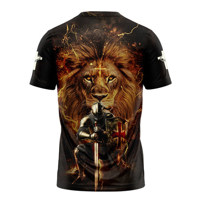 Warrior Of God Divine Crusader 3D TShirt