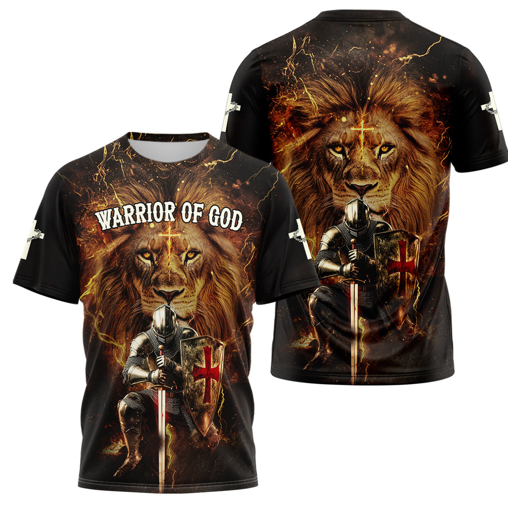 Warrior Of God Divine Crusader 3D TShirt