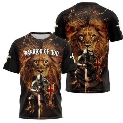 Warrior Of God Divine Crusader 3D TShirt