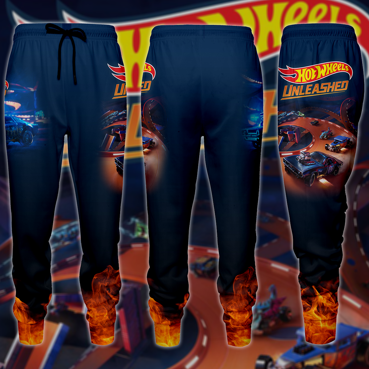 Hot Wheels Unleashed Video Game 3D All Over Print T-shirt Tank Top Zip Hoodie Pullover Hoodie Hawaiian Shirt Beach Shorts Jogger