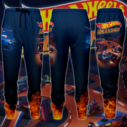 Hot Wheels Unleashed Video Game 3D All Over Print T-shirt Tank Top Zip Hoodie Pullover Hoodie Hawaiian Shirt Beach Shorts Jogger