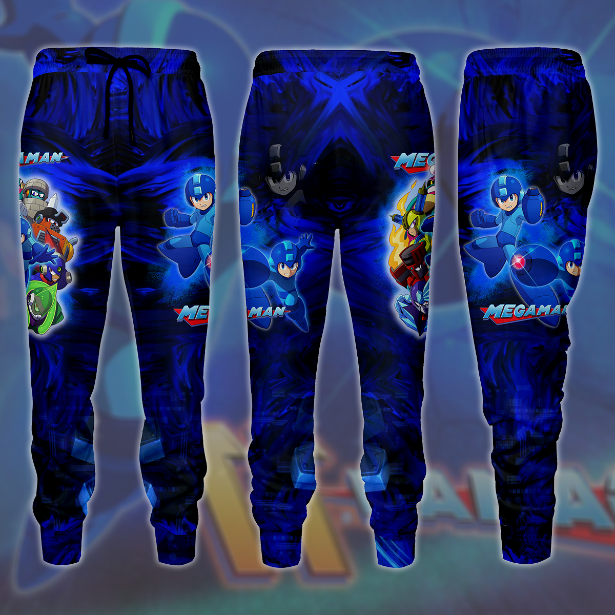 Mega Man Video Game All Over Printed T-shirt Tank Top Zip Hoodie Pullover Hoodie Hawaiian Shirt Beach Shorts Joggers