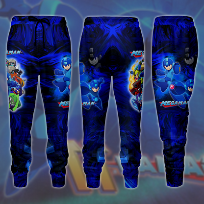 Mega Man Video Game All Over Printed T-shirt Tank Top Zip Hoodie Pullover Hoodie Hawaiian Shirt Beach Shorts Joggers