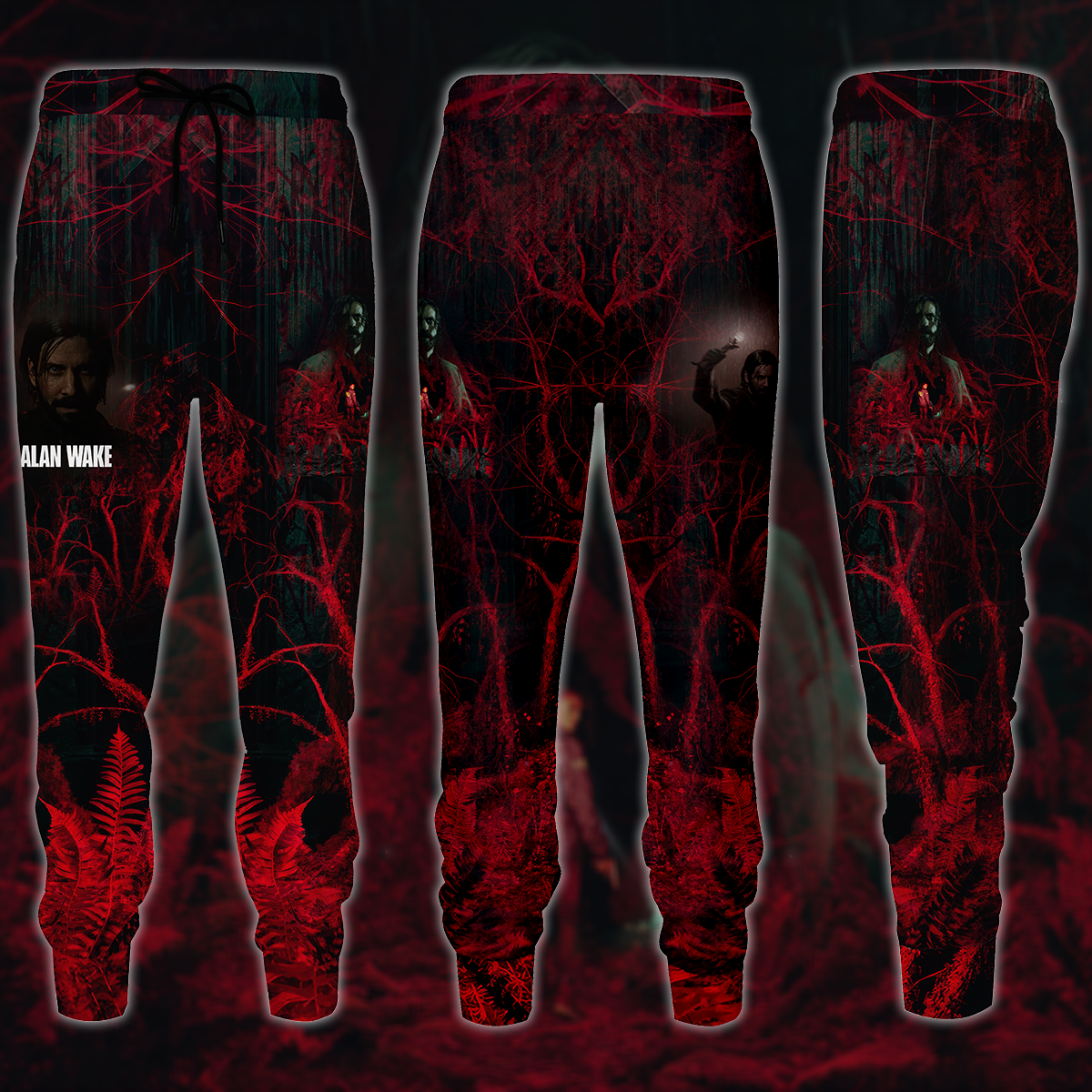 Alan Wake 2 Video Game All Over Printed T-shirt Tank Top Zip Hoodie Pullover Hoodie Hawaiian Shirt Beach Shorts Joggers