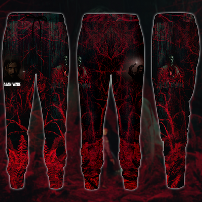 Alan Wake 2 Video Game All Over Printed T-shirt Tank Top Zip Hoodie Pullover Hoodie Hawaiian Shirt Beach Shorts Joggers