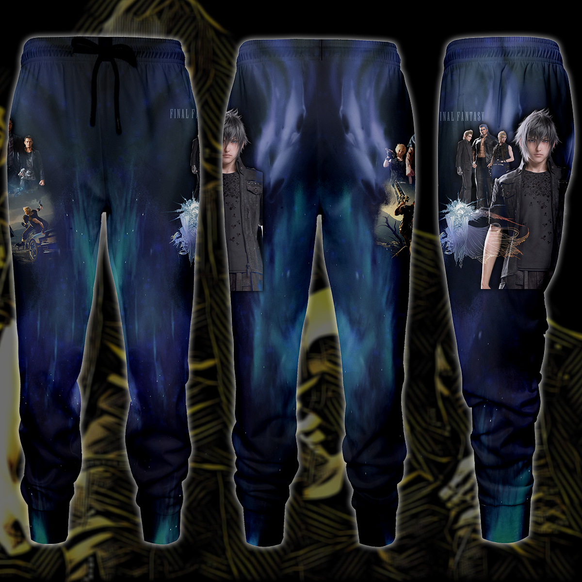 Final Fantasy XV Video Game 3D All Over Print T-shirt Tank Top Zip Hoodie Pullover Hoodie Hawaiian Shirt Beach Shorts Jogger