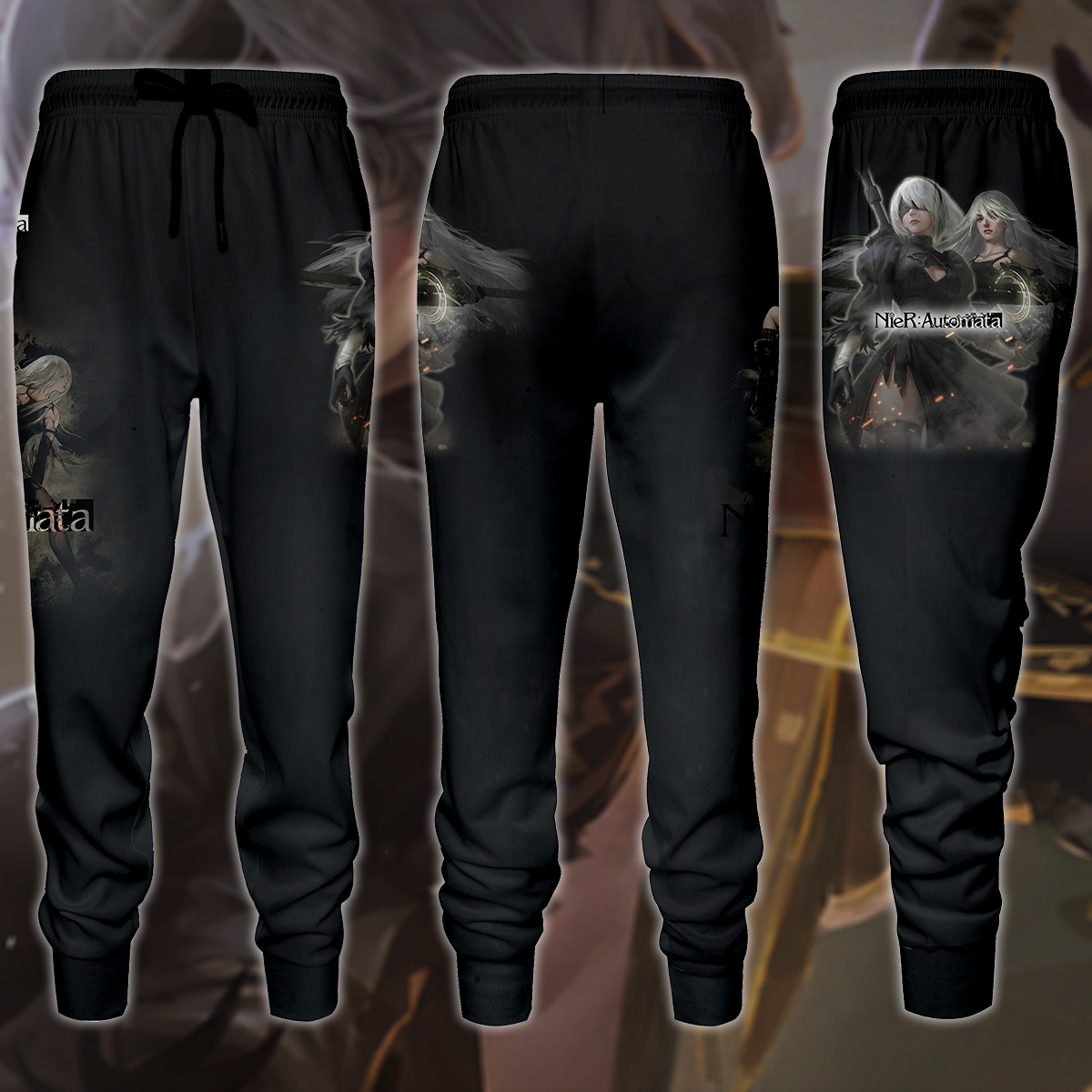 NieR: Automata Video Game 3D All Over Print T-shirt Tank Top Zip Hoodie Pullover Hoodie Hawaiian Shirt Beach Shorts Jogger