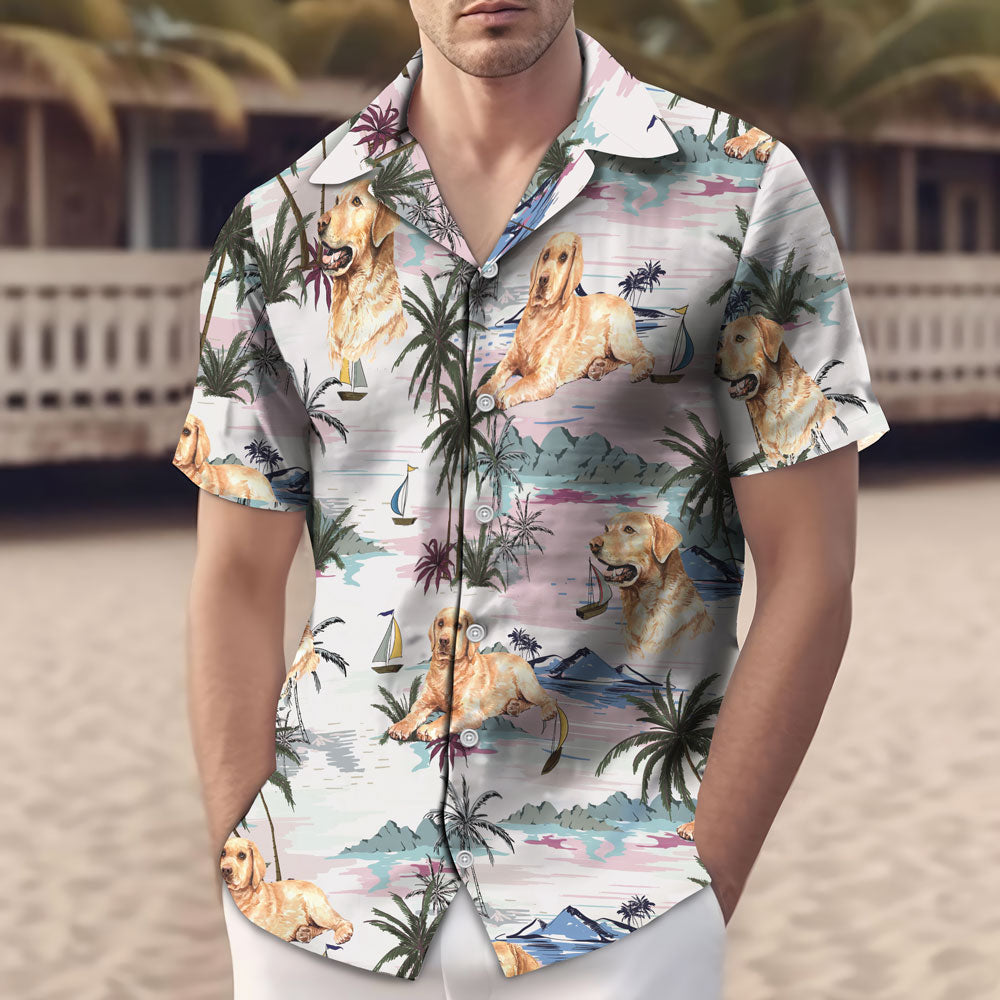 Labrador Retriever Tropical Summer Hawaiian Shirt - Tropi Hawaiian Shirts