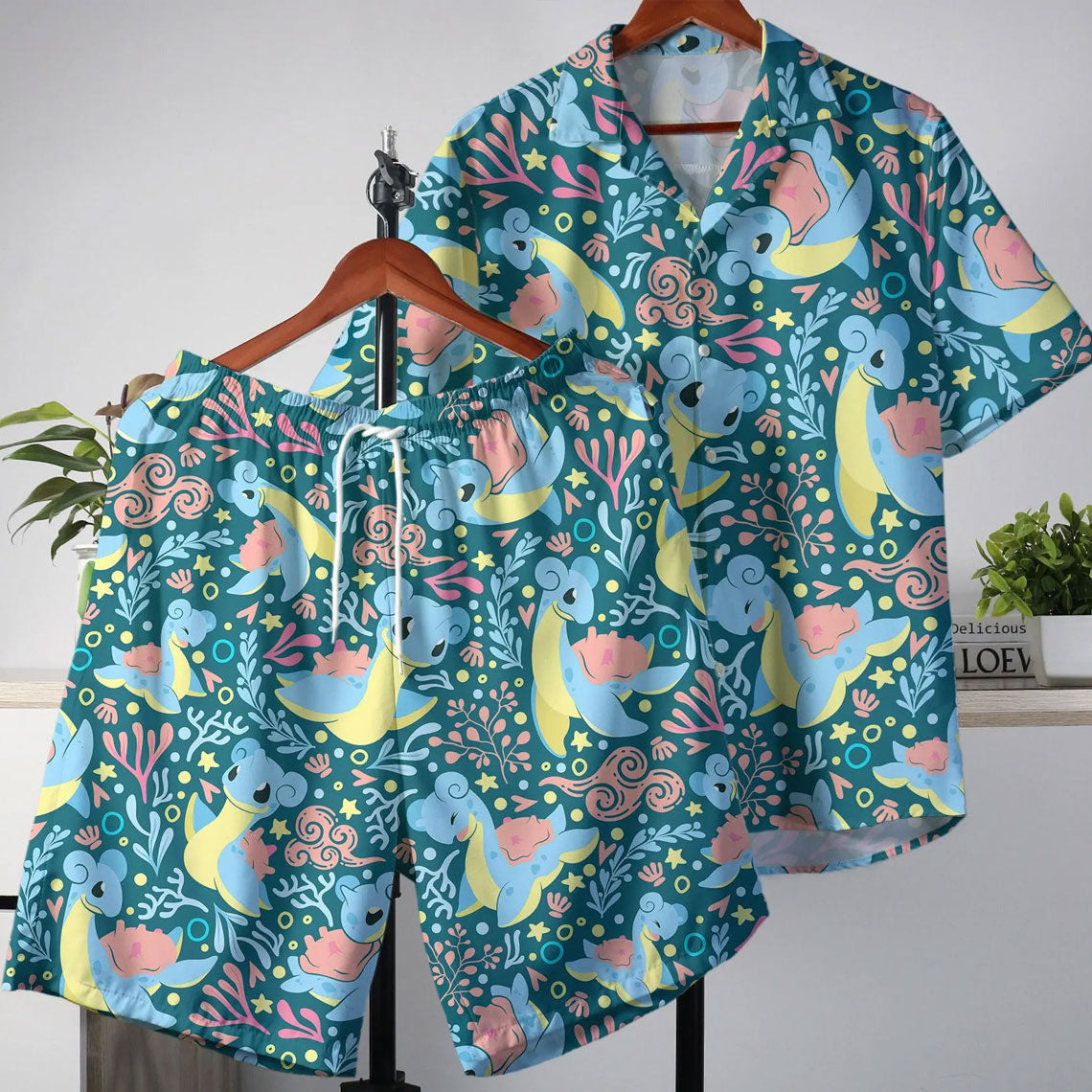 Anime Lapras Ocean Breeze Pokemon Hawaiian Shirt