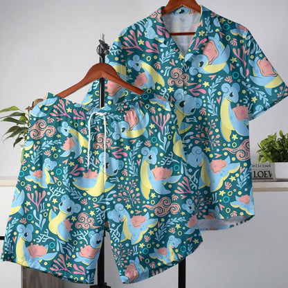 Anime Lapras Ocean Breeze Pokemon Hawaiian Shirt