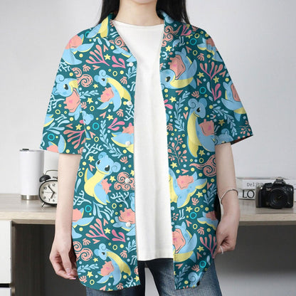 Anime Lapras Ocean Breeze Pokemon Hawaiian Shirt