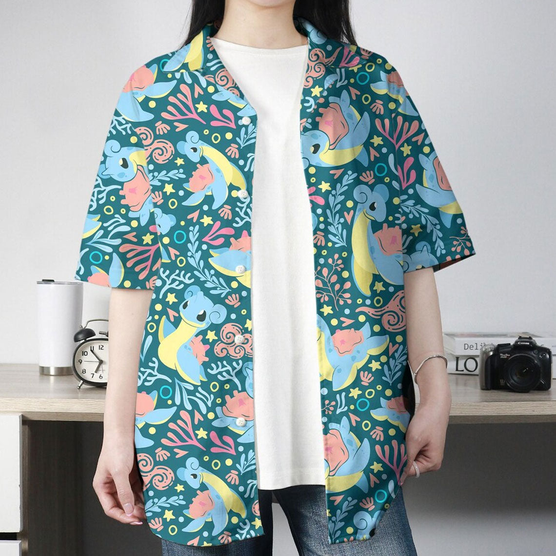 Anime Lapras Ocean Breeze Pokemon Hawaiian Shirt