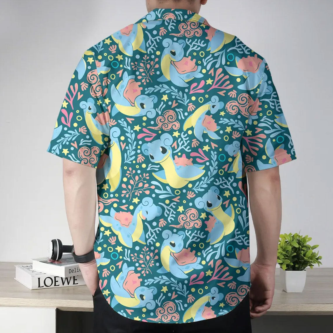 Anime Lapras Ocean Breeze Pokemon Hawaiian Shirt