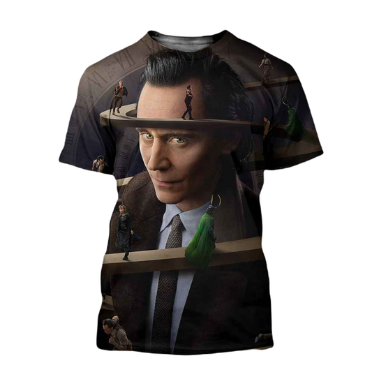 Loki T-Shirt Loki 2 All Characters T-Shirt Brown Unisex - Trendy Gift For Men & Women