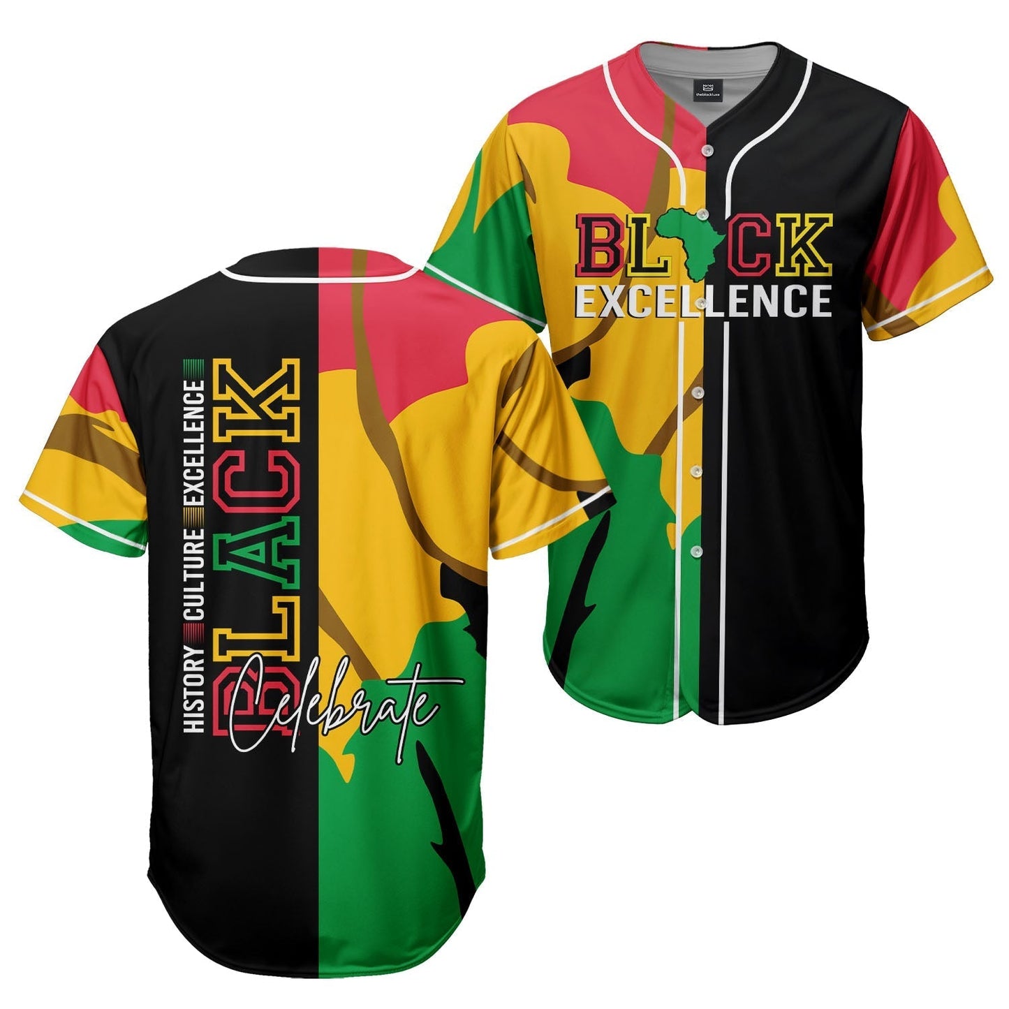 Black Culture - African American Baseball Jersey - Gift for Black Dad, Grandpa, Husband