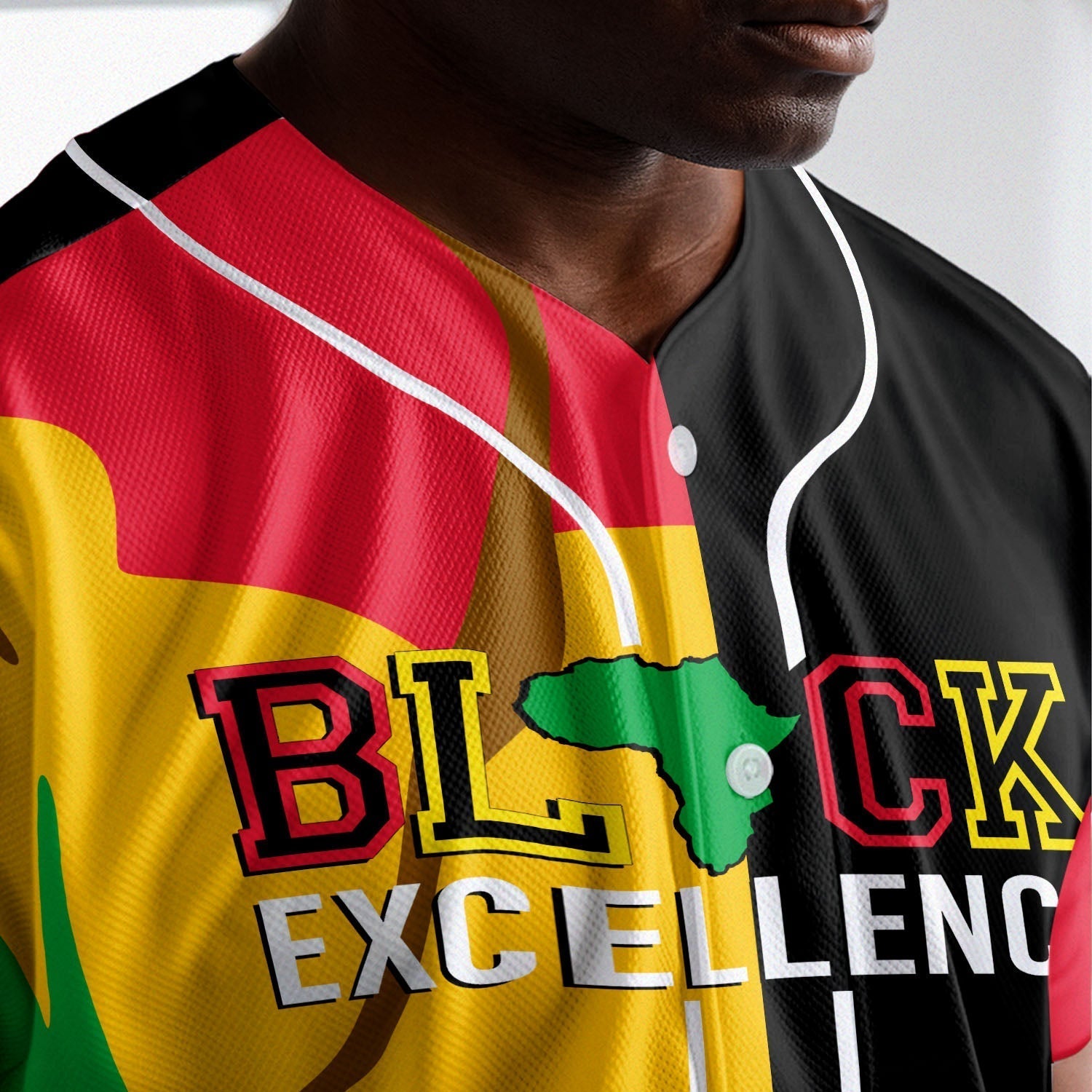 Black Culture - African American Baseball Jersey - Gift for Black Dad, Grandpa, Husband