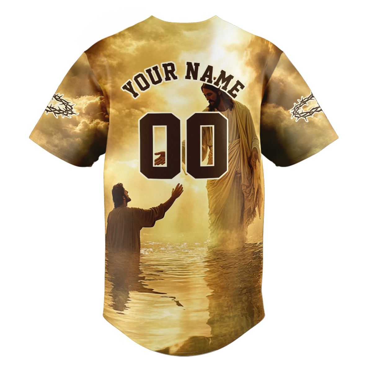 When Life Knocks Me Down Jesus Picks Me Up Baseball Jersey Bundle