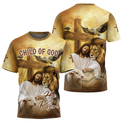 Jesus He Is Risen 3D TShirt