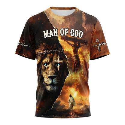 Man Of God Redeemed Strength 3D TShirt