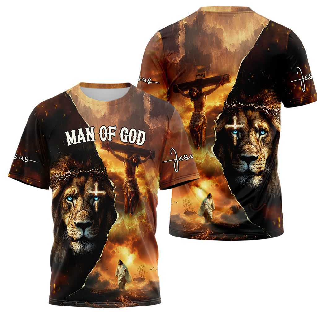 Man Of God Redeemed Strength 3D TShirt