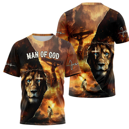Man Of God Redeemed Strength 3D TShirt
