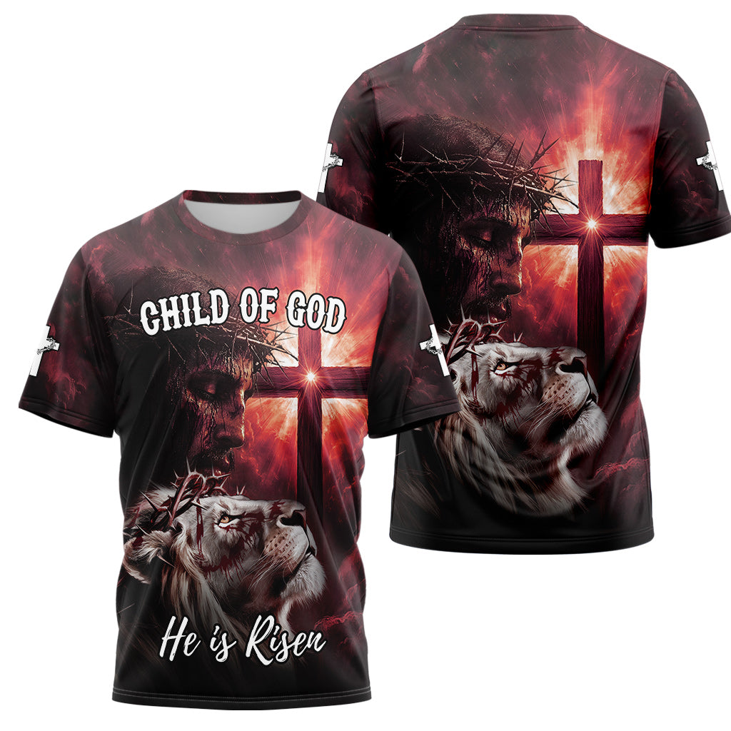 Child Of God Risen Warrior 3D TShirt