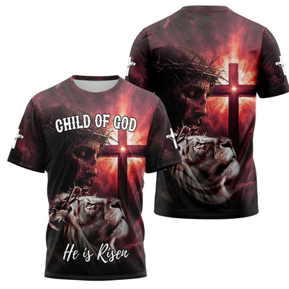 Child Of God Risen Warrior 3D TShirt