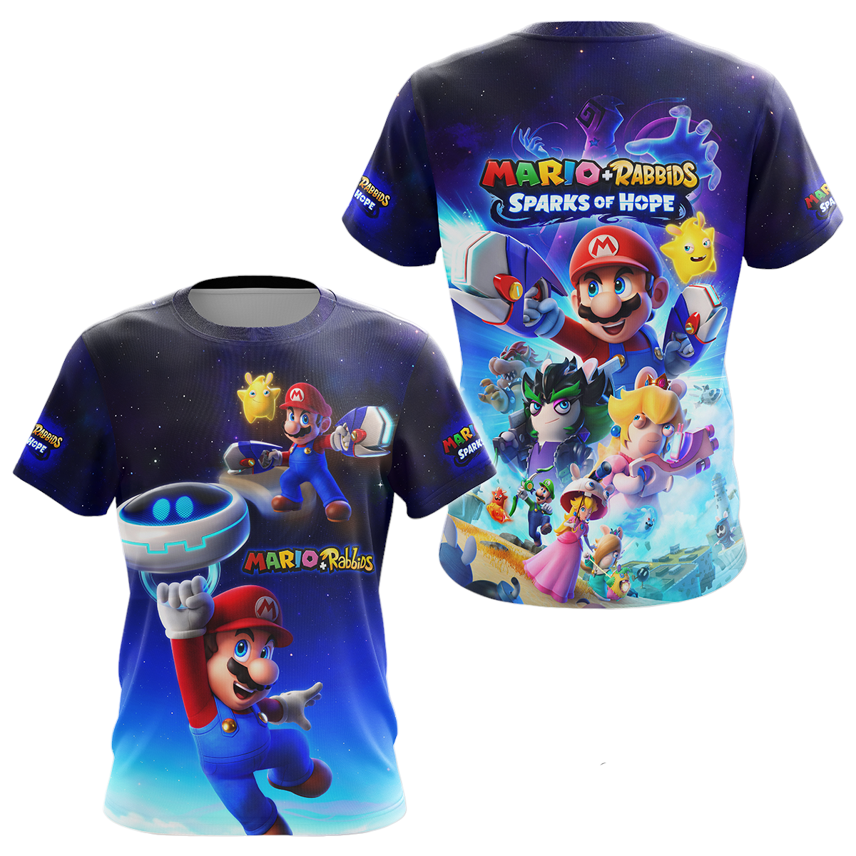 Mario Hoodie Mario Plus Rabbids Sparks Of Hope T-Shirt Colorful Unisex - Trendy Gift For Men & Women