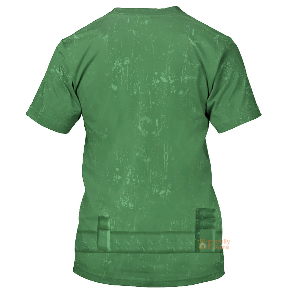 Green Army Toy Story Costume - 3D Tshirt