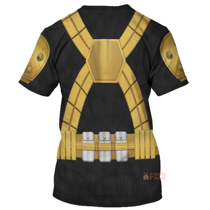 Stwa Black Krrsantan Costume T-Shirt For Men And Women CSSWR031