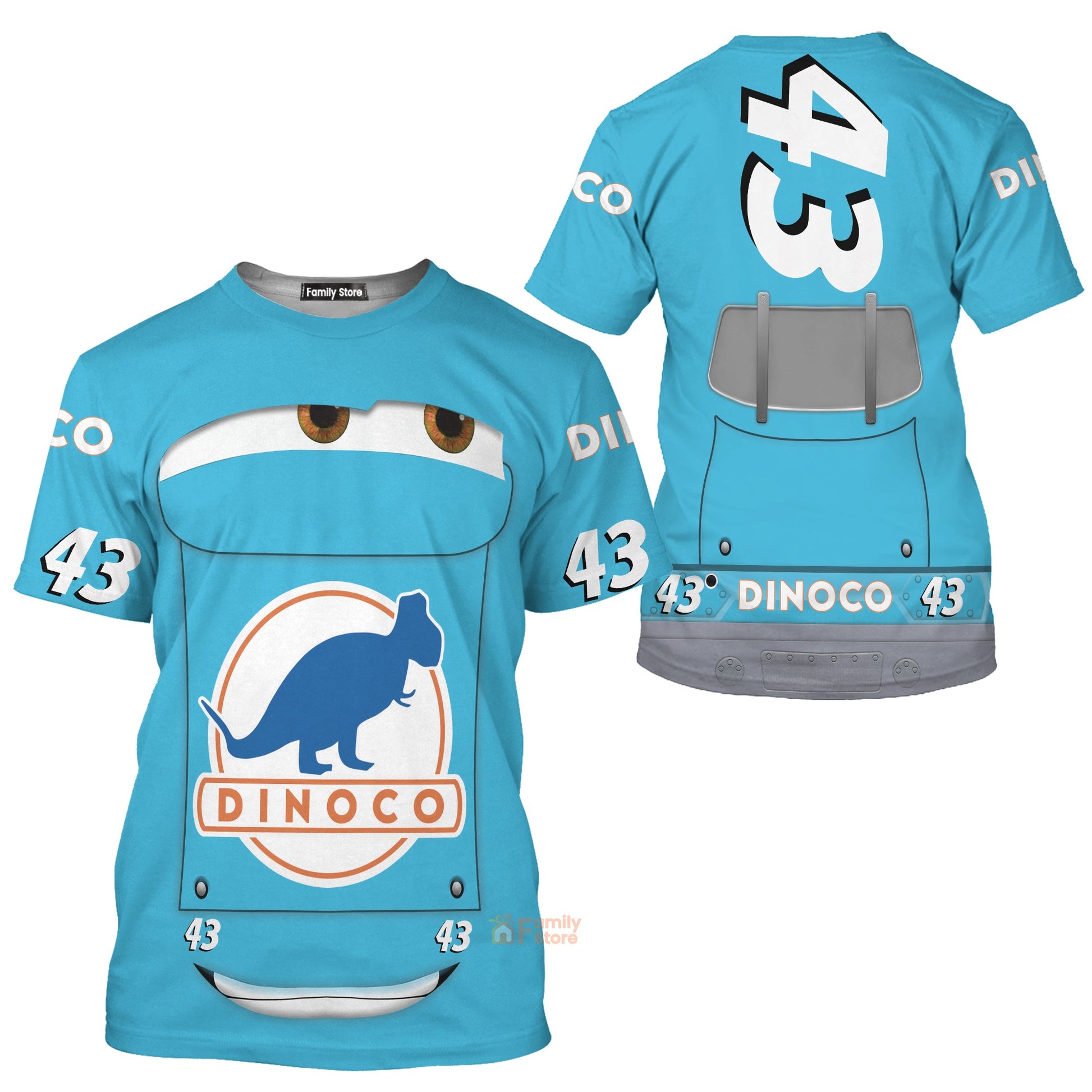 Strip Weathers the King Pixar Cars 3 Costume T-Shirt