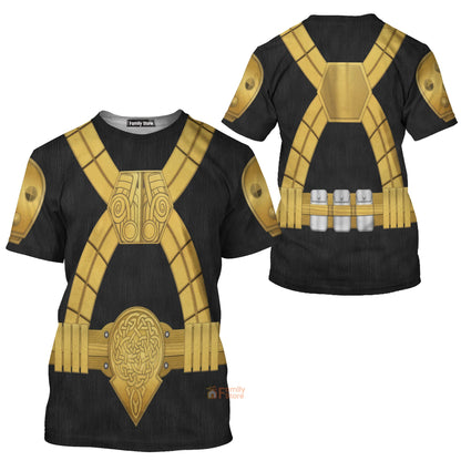 Stwa Black Krrsantan Costume T-Shirt For Men And Women CSSWR031