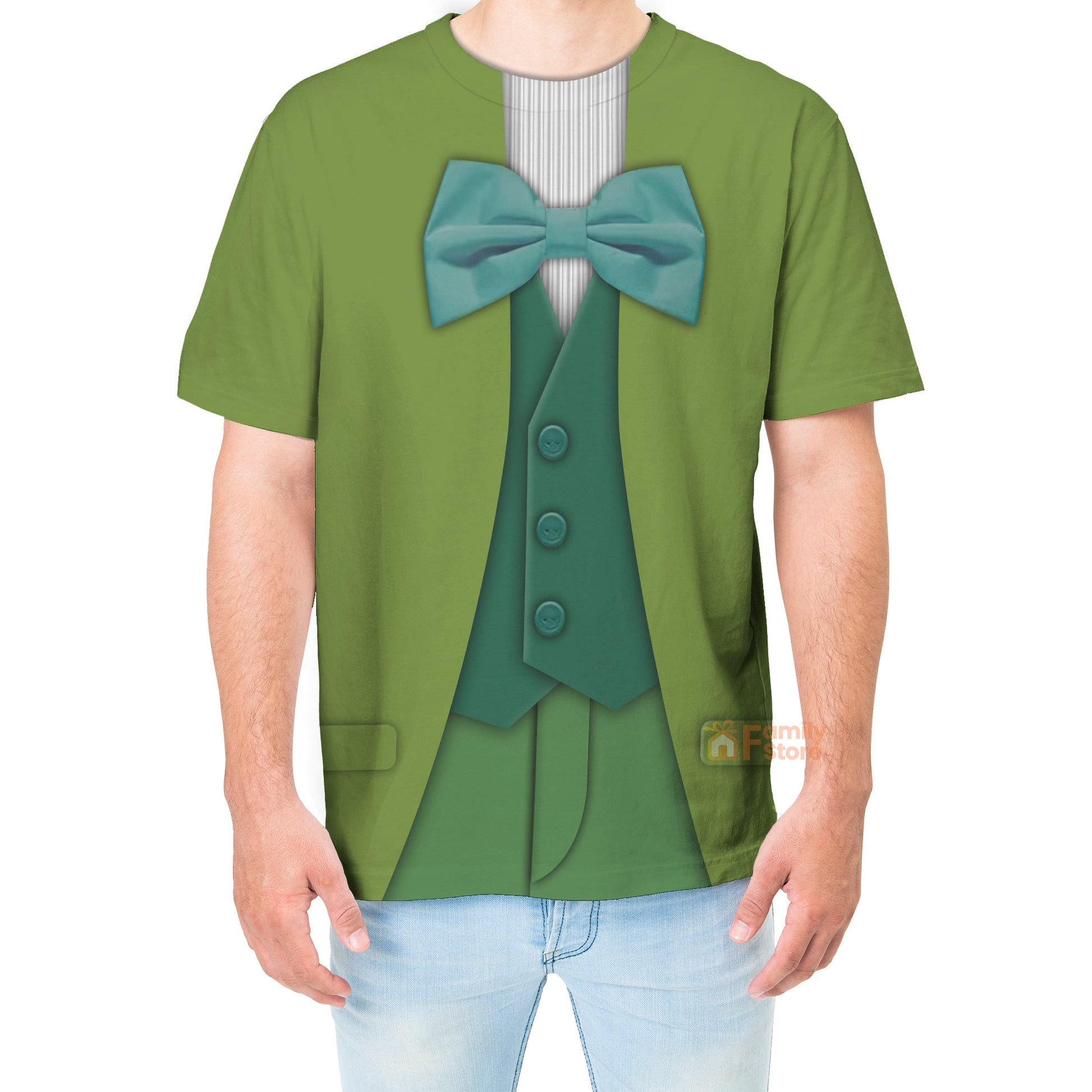 Mad Hatter Green Alice in Wonderland Costume T-Shirt