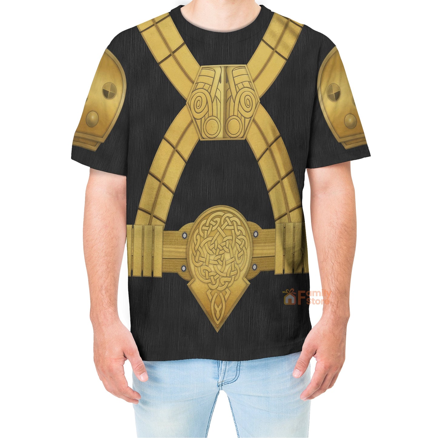 Stwa Black Krrsantan Costume T-Shirt For Men And Women CSSWR031