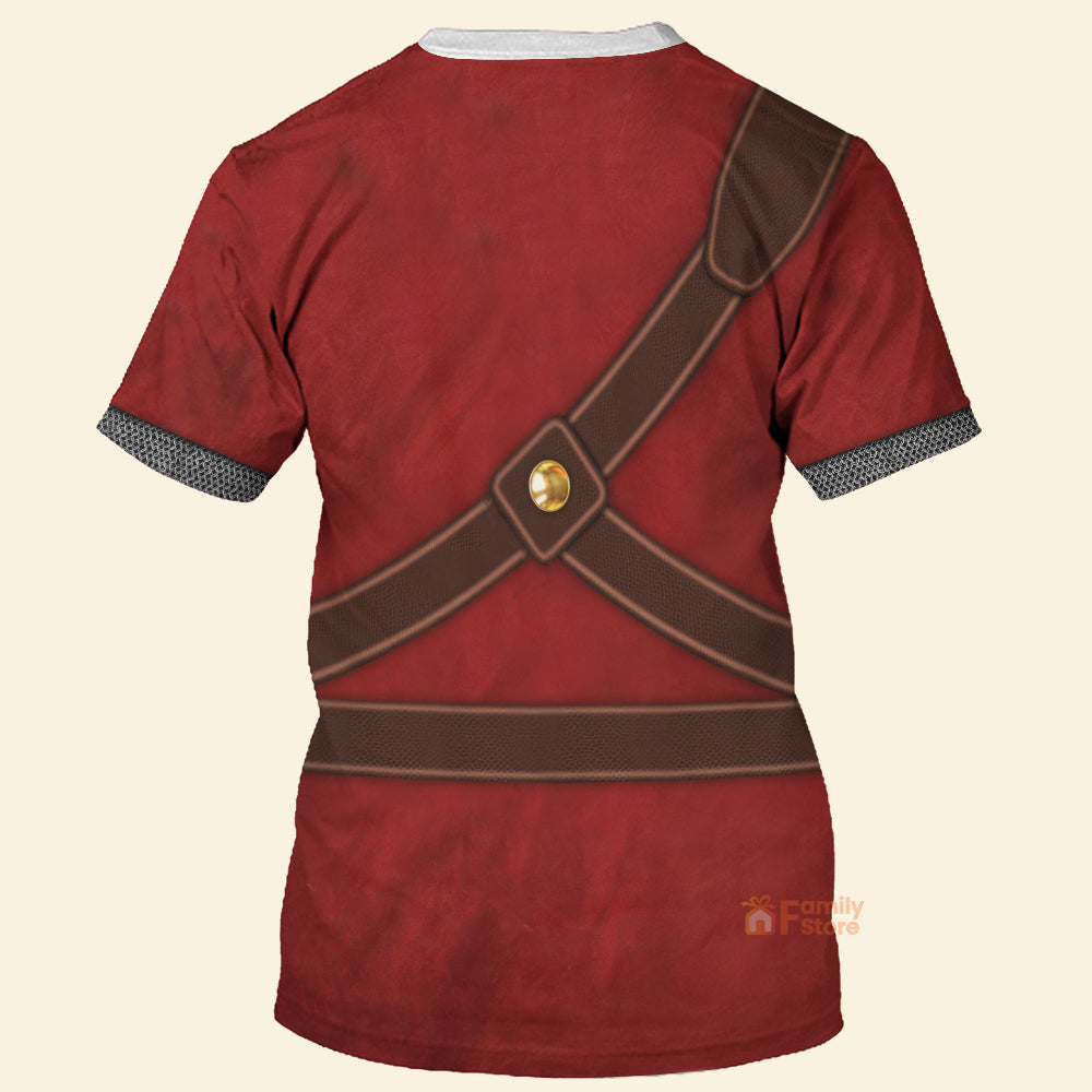 Knights Of Skyloft Red Cosplay Costume - 3D TShirt ZDHS52