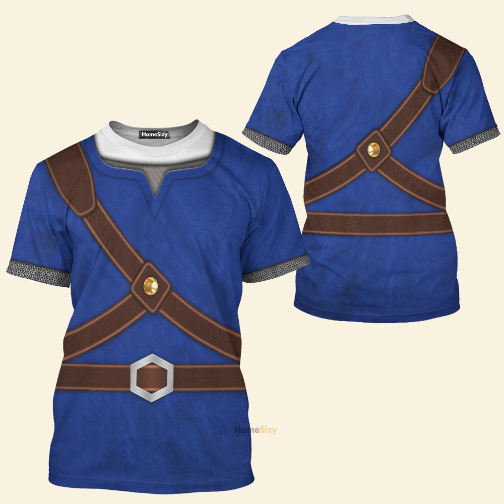 Knights Of Skyloft Blue Cosplay Costume - 3D TShirt ZDHS50