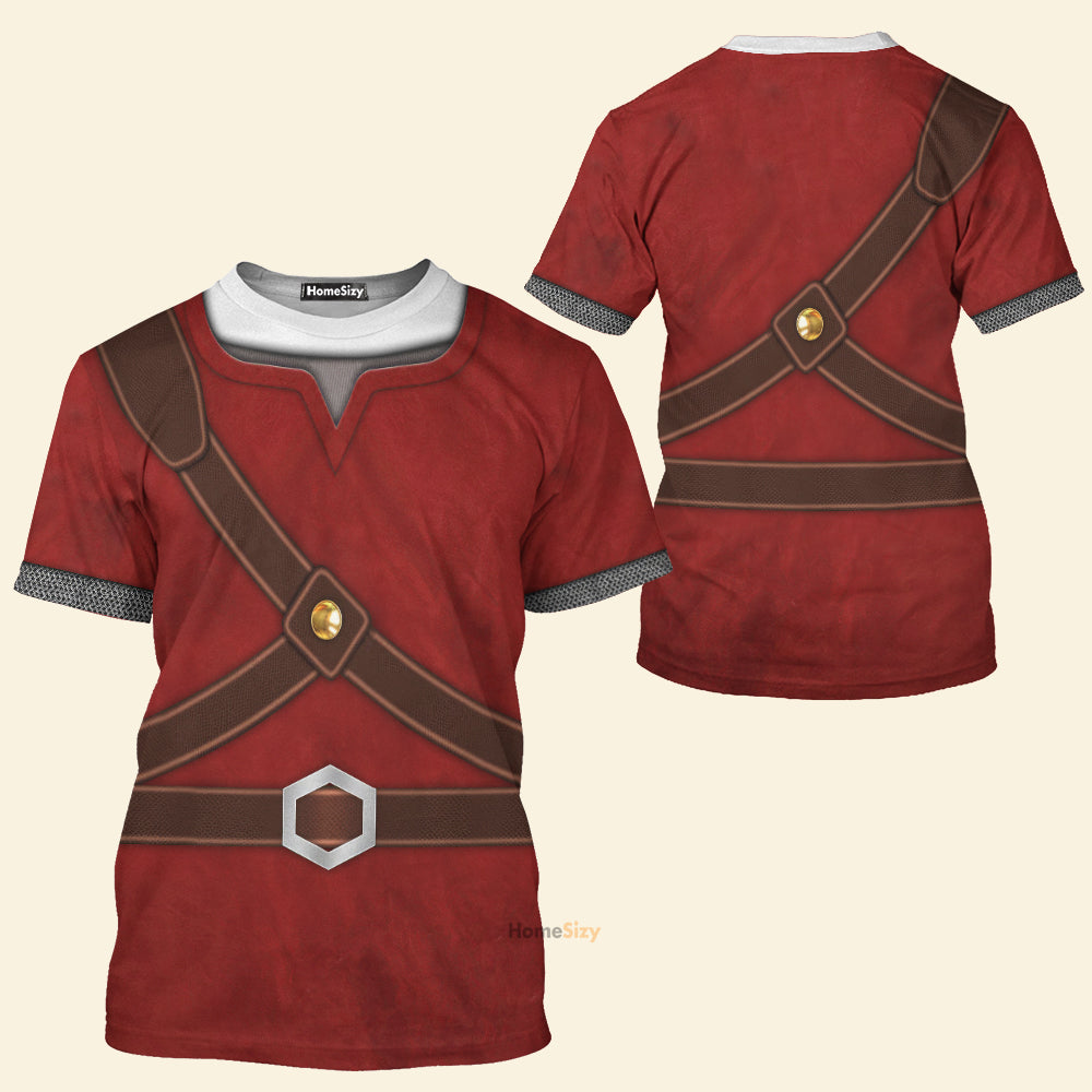 Knights Of Skyloft Red Cosplay Costume - 3D TShirt ZDHS52
