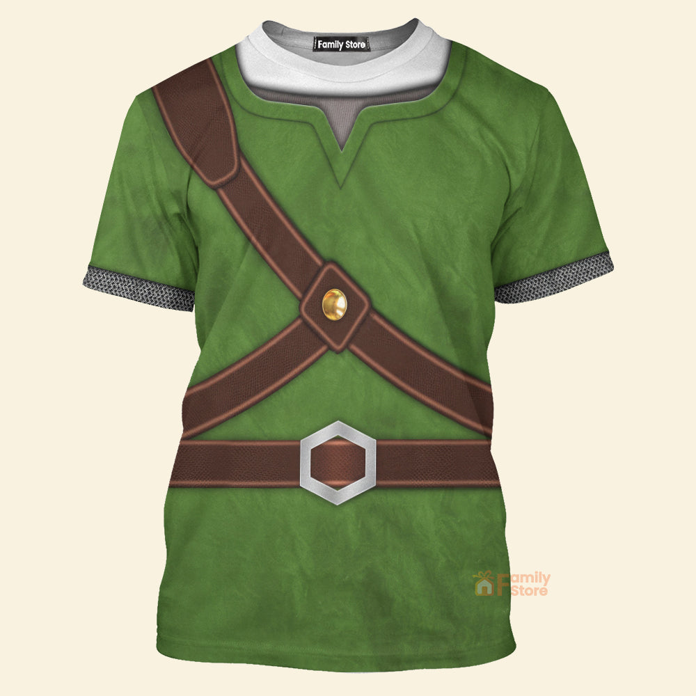 Knights Of Skyloft Green Cosplay Costume - 3D TShirt ZDHS10