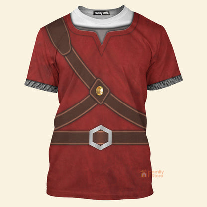 Knights Of Skyloft Red Cosplay Costume - 3D TShirt ZDHS52