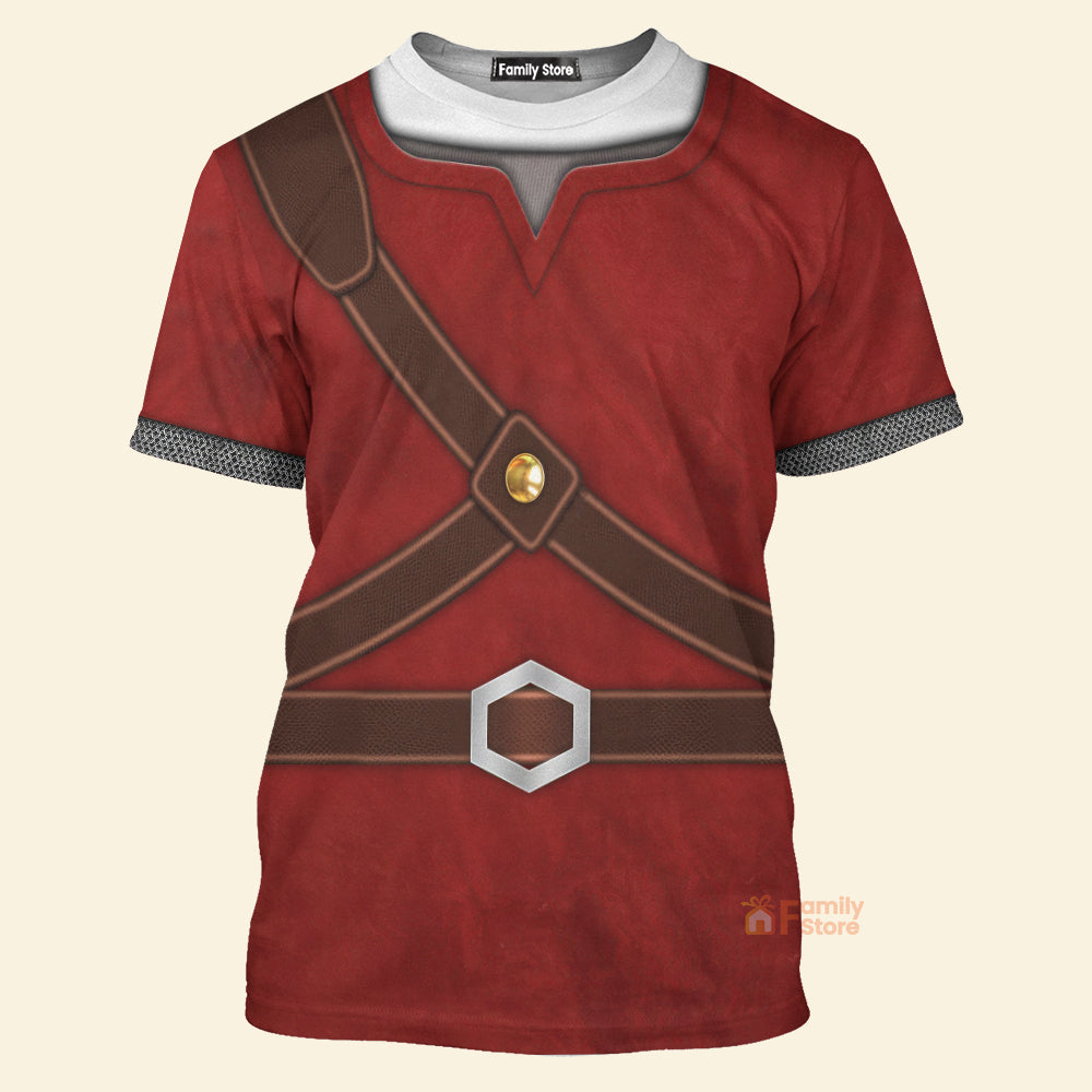 Knights Of Skyloft Red Cosplay Costume - 3D TShirt ZDHS52