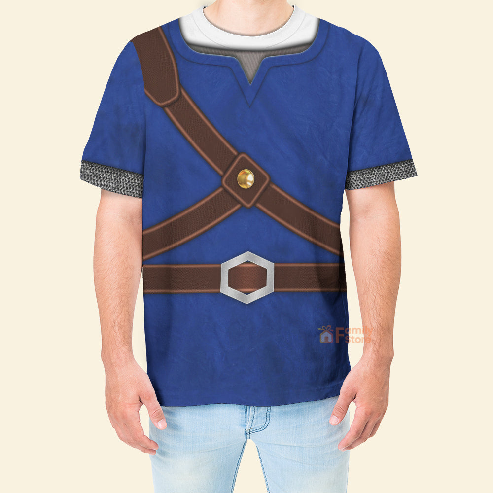 Knights Of Skyloft Blue Cosplay Costume - 3D TShirt ZDHS50
