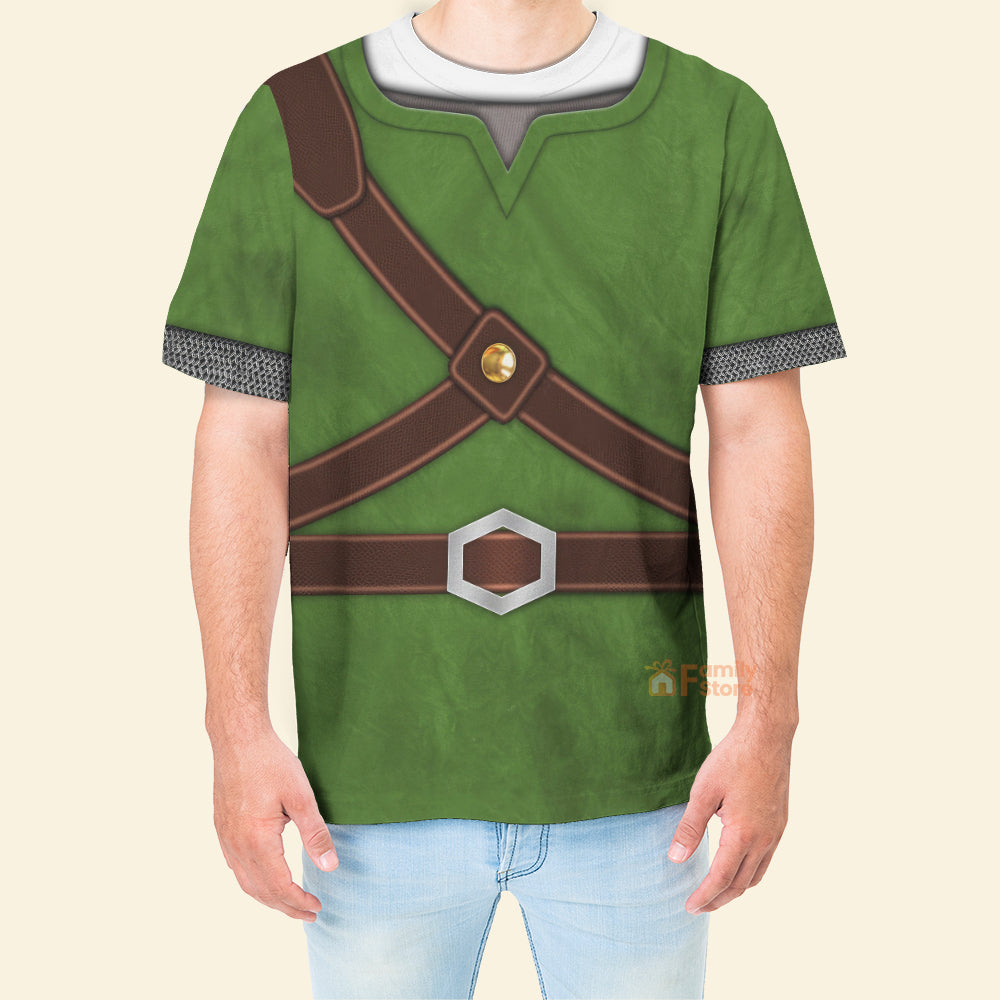 Knights Of Skyloft Green Cosplay Costume - 3D TShirt ZDHS10