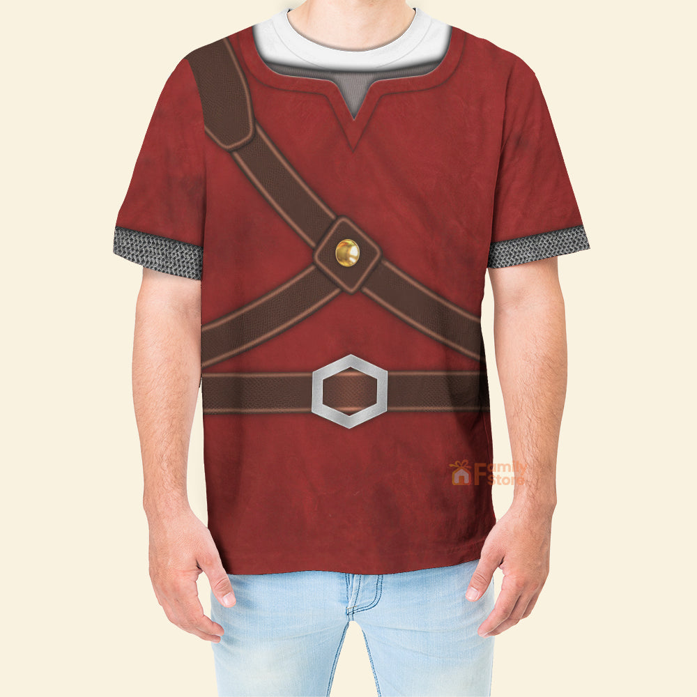 Knights Of Skyloft Red Cosplay Costume - 3D TShirt ZDHS52