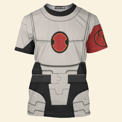Warhammer Fire Warrior Tau Empire - Costume Cosplay 3D Tshirt CSWRH030