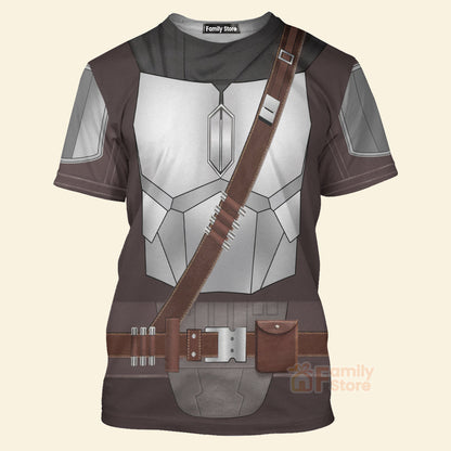 Stwa Beskar Mandalorian Costume T-Shirt For Men And Women CSSWR060