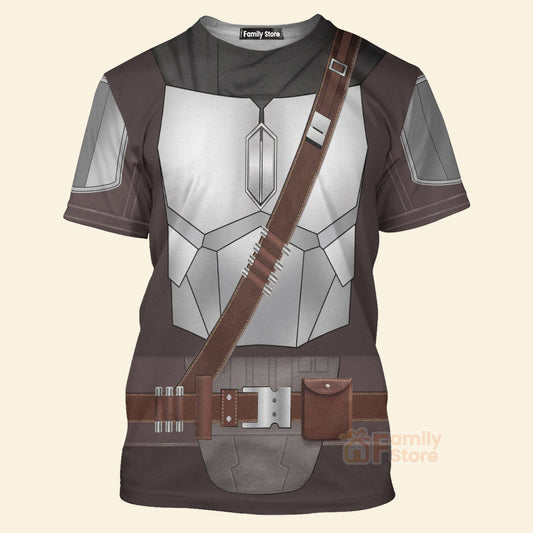 Stwa Beskar Mandalorian Costume T-Shirt For Men And Women CSSWR060