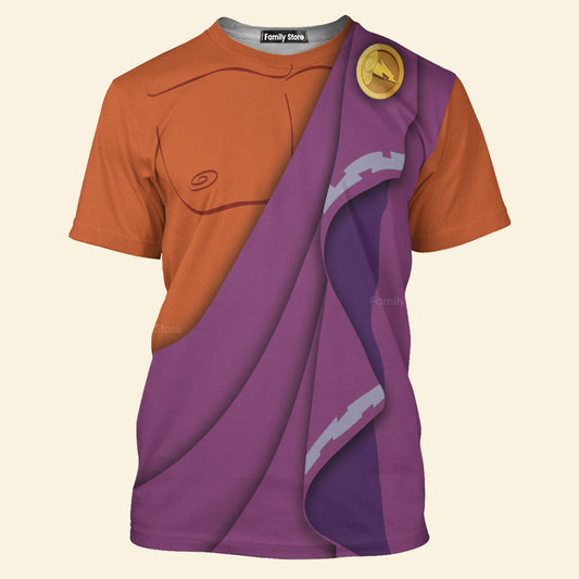 Zeus Hercules Costume - 3D TShirt